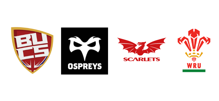 Swansea University Performance Rugby Partners' Logos